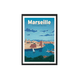 affiche vintage Marseille