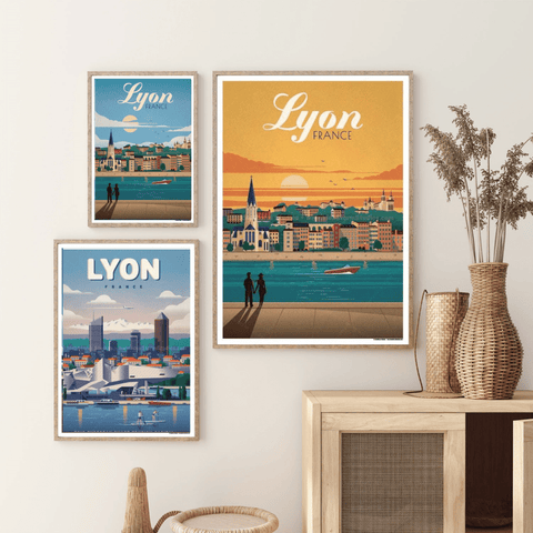 Affiche Vintage Lyon