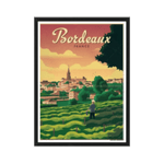 Affiche Vintage Bordeaux