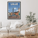 Affiche Vintage Lille