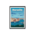 affiche vintage Marseille